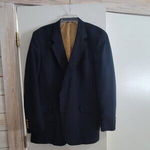 Navy Sport Coat-Men's Size 52 Vintage-Early 1980's